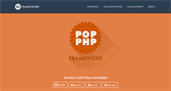 Desktop Screenshot of popphp.org